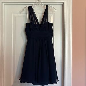 B2 Elegant Navy Sleeveless Dress